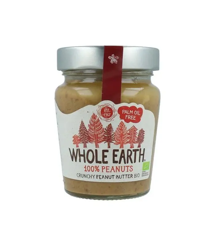 Whole Earth Crunchy Peanut Butter Bio