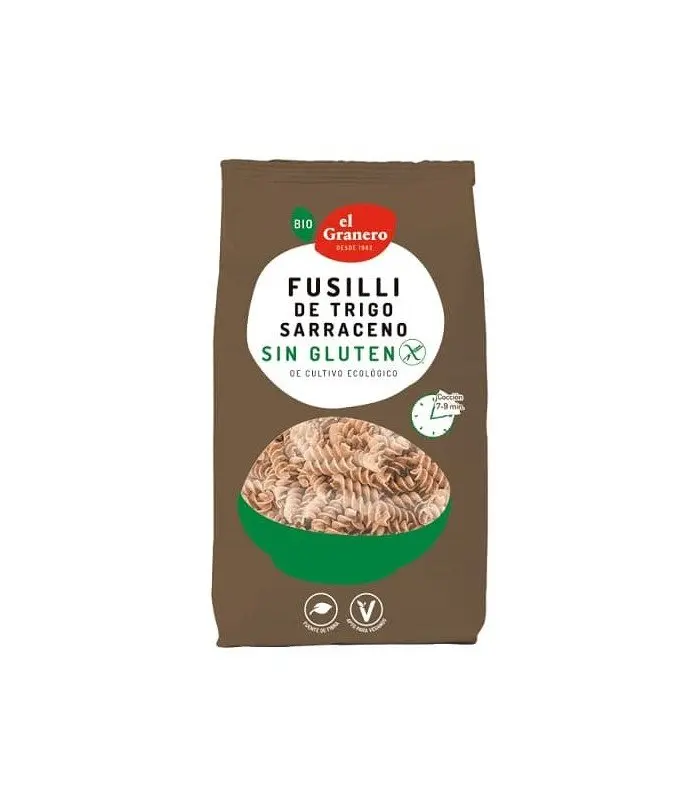 El Granero Fusilli de Trigo Sarraceno sin Gluten Bio