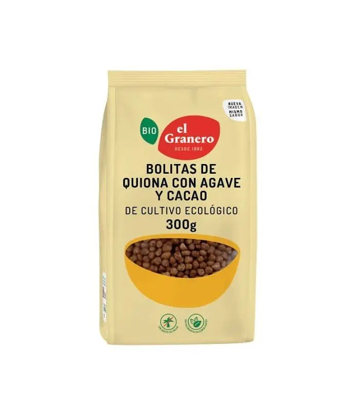 El Granero Bolitas de Quinoa con Agave y Cacao Bio