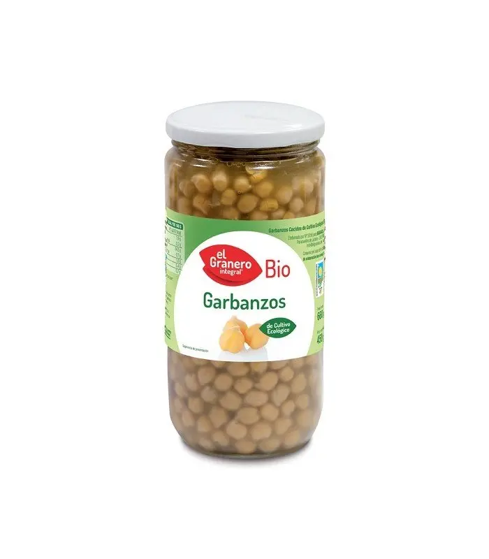 El Granero Garbanzos Cocidos Bio