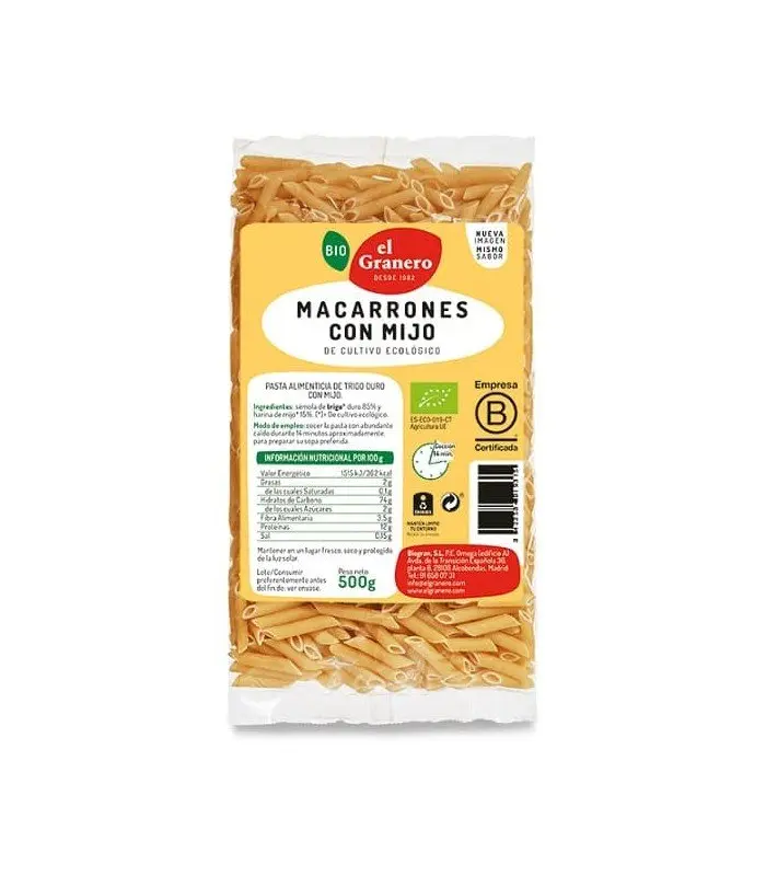 El Granero Macarrones con Mijo Bio