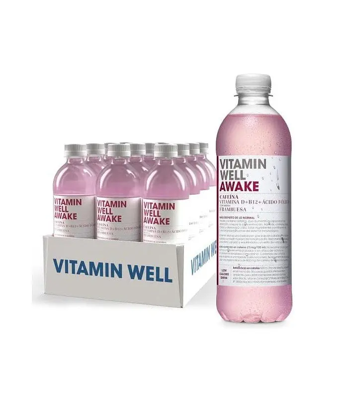 Vitamin Well Awake Bebida Refrescante de Frambuesa