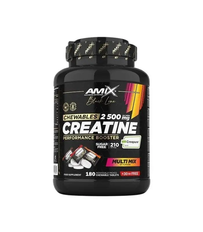 Amix Black Line Creatina Creapure Masticable