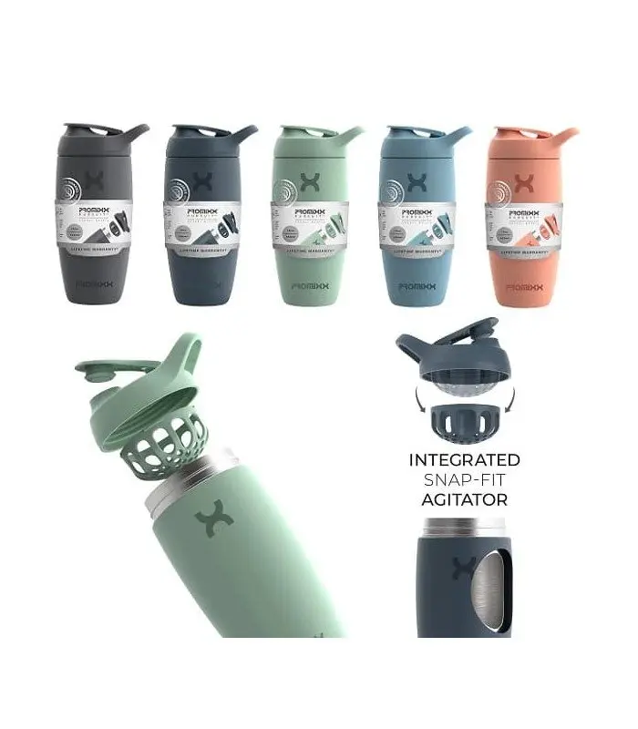 Promixx Shaker Pursuit Insulated - Mezclador Acero Inoxidable