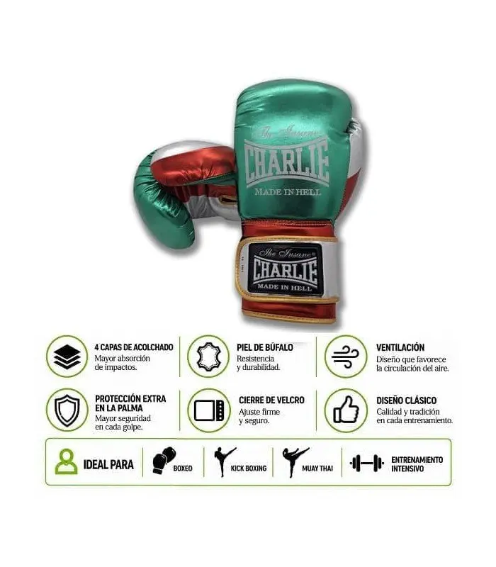 Charlie Guante de Velcro New Mex Metallic