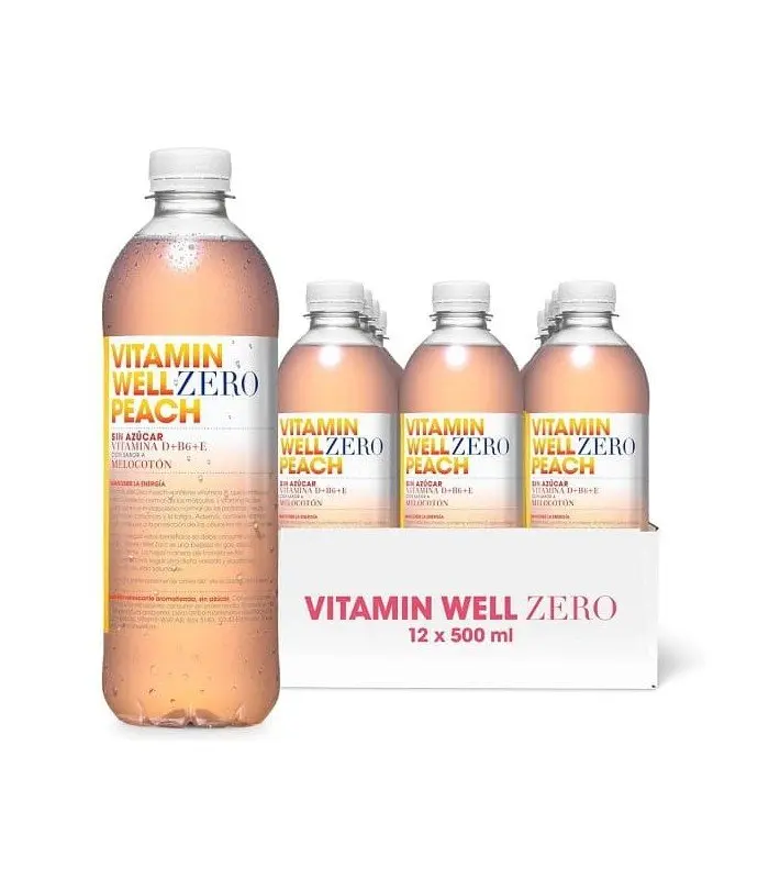 Vitamin Well Zero Peach Bebida Refrescante