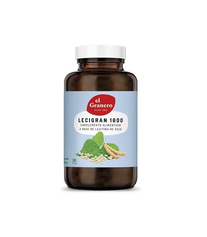 El Granero Lecigran 1600 (Lecitina de Soja) en Perlas de 1600 Mg Bio