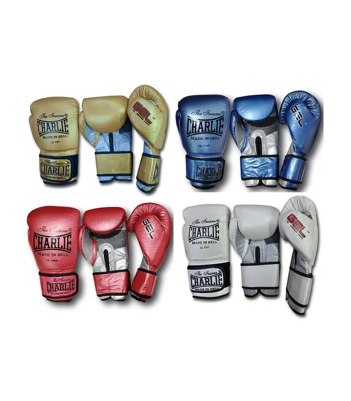 Charlie Guantes de Boxeo Gel Metallic