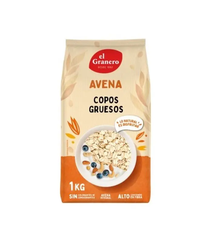 El Granero Copos Gruesos de Avena Integral Bio